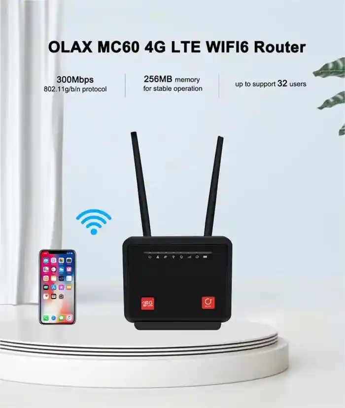 Olax MC60 300Mbps WIFI Speed 4G Router